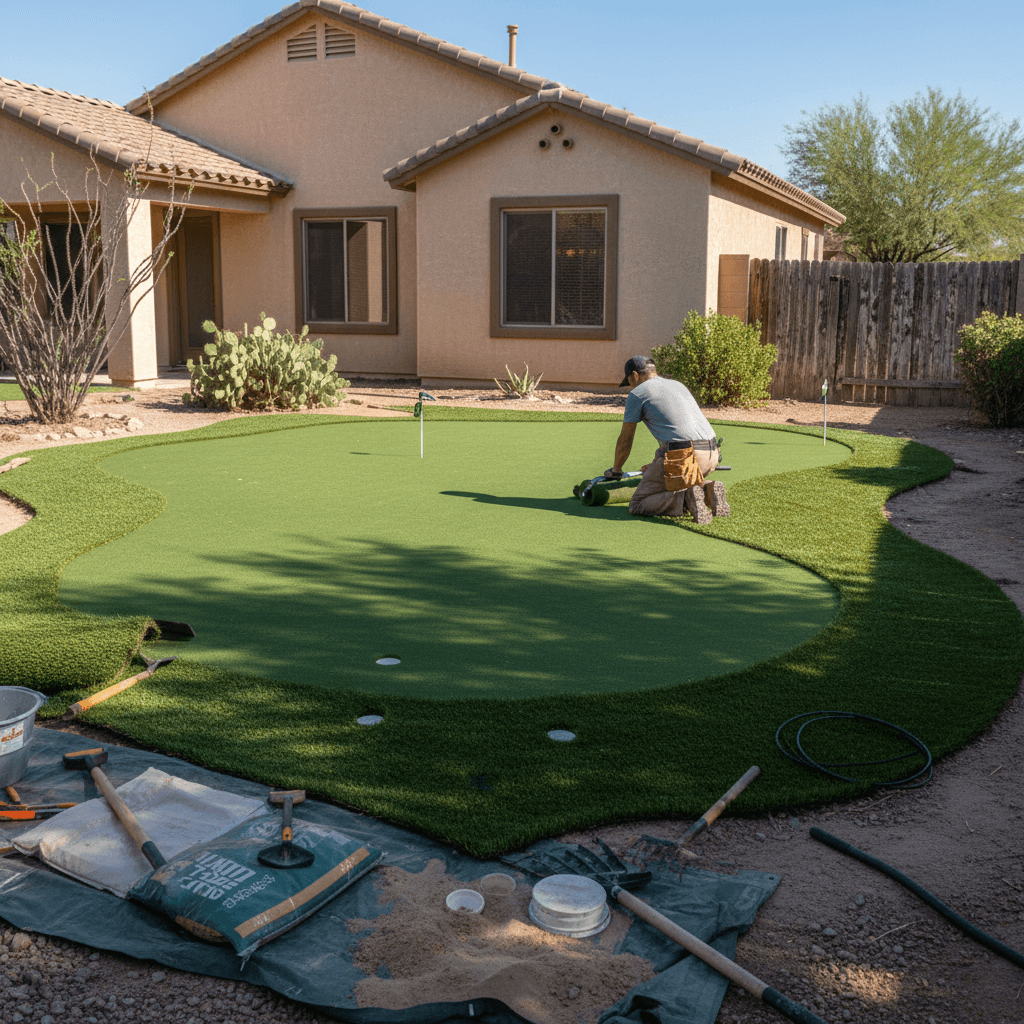 Putting Green Installation