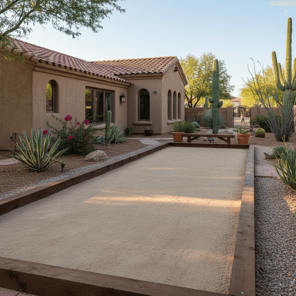 Bocce Court Installation